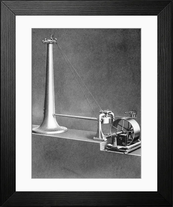 Framed Print : Illustration of Seismograph Framed Print : Illustration of Seismograph