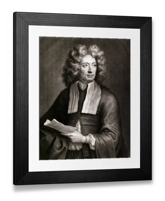 Framed Print : Illustration of Composer Arcangelo Corelli