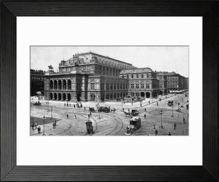 Framed Print : Illustration Of The Royal Opera House Framed Print : Illustration Of The Royal Opera House
