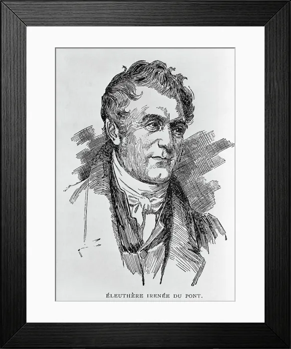 Framed Print : Illustration Of Eleuthere Irenee Du Pont Framed Print : Illustration Of Eleuthere Irenee Du Pont