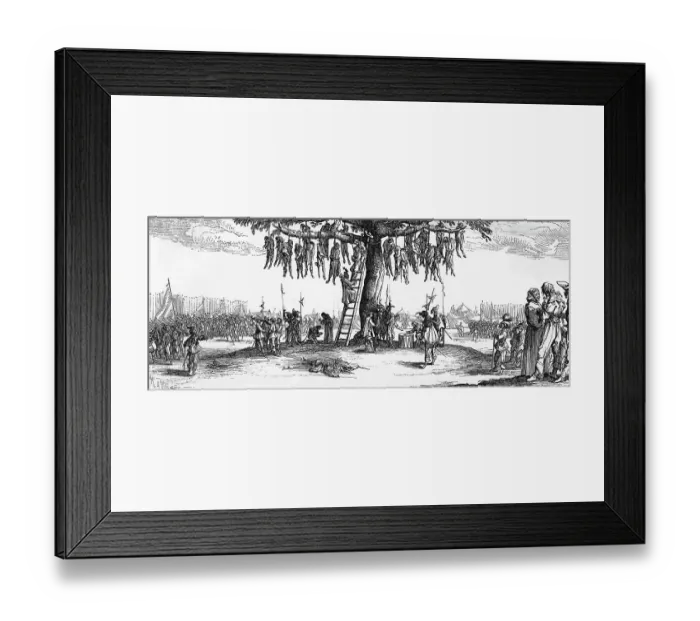 Framed Print : Hanging Of Hostages During 30 Yrs War Framed Print : Hanging Of Hostages During 30 Yrs War