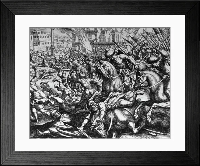 Framed Print : Siege of Constantinople, 1453 by Matthaeus Merian Framed Print : Siege of Constantinople, 1453 by Matthaeus Merian