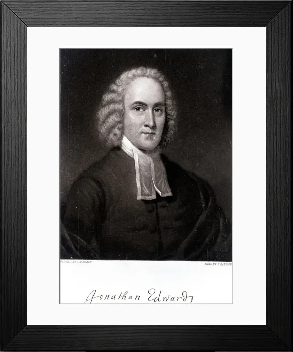 Framed Print : Portrait of Jonathan Edwards Framed Print : Portrait of Jonathan Edwards