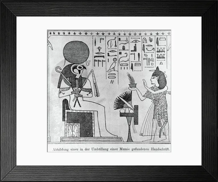 Framed Print : Egyptian Sacrifice To Horus Framed Print : Egyptian Sacrifice To Horus