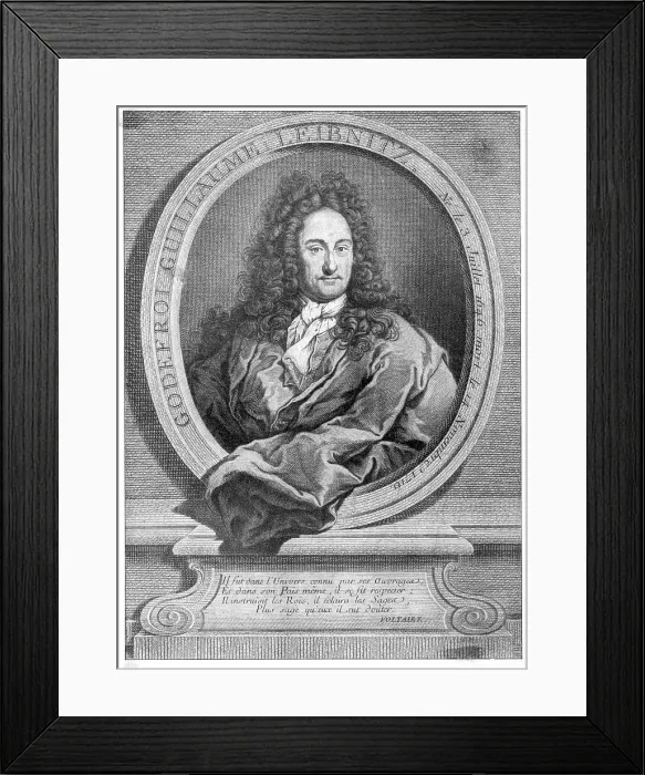 Framed Print : Bust Of Baron Gottfried Wilhelm Leibniz Framed Print : Bust Of Baron Gottfried Wilhelm Leibniz