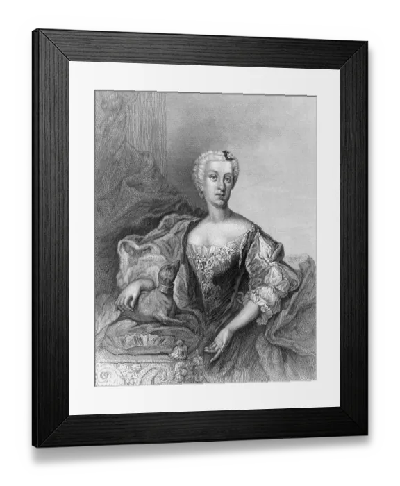 Framed Print : Portrait of Elizabeth Farnese Framed Print : Portrait of Elizabeth Farnese