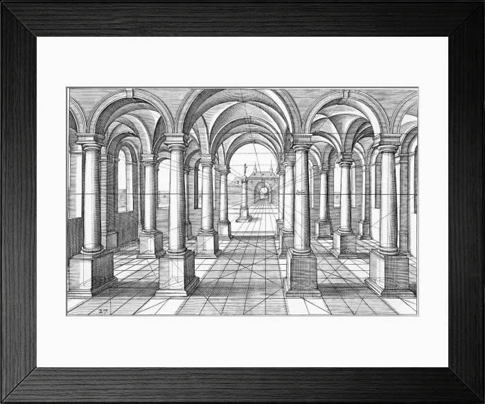 Framed Print : Principles of Pictoral Perspective Framed Print : Principles of Pictoral Perspective