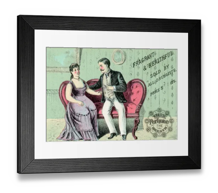 Framed Print : Trix Breath Perfume Advertisement Framed Print : Trix Breath Perfume Advertisement
