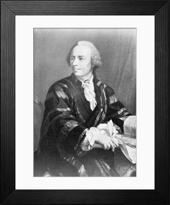 Framed Print : Portrait of Leonard Euler Framed Print : Portrait of Leonard Euler