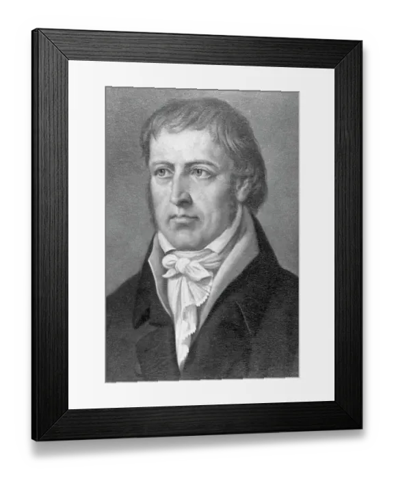 Framed Print : Portrait of George Wilhelm Friedrich Hegel Framed Print : Portrait of George Wilhelm Friedrich Hegel