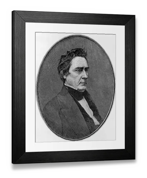 Framed Print : Profile Engraving David R. Atchinson Framed Print : Profile Engraving David R. Atchinson