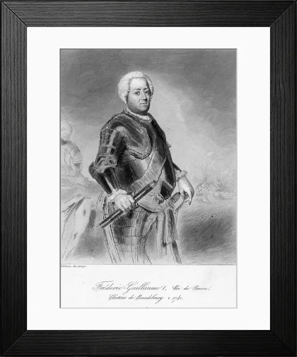 Framed Print : 3 / 4 Length Portrait of Frederick I Framed Print : 3 / 4 Length Portrait of Frederick I