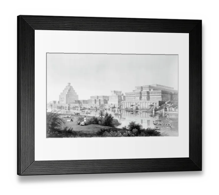 Framed Print : Palace of Nineveh Framed Print : Palace of Nineveh