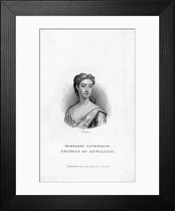 Framed Print : Margaret Canvendish Head / Shoulders Port Framed Print : Margaret Canvendish Head / Shoulders Port
