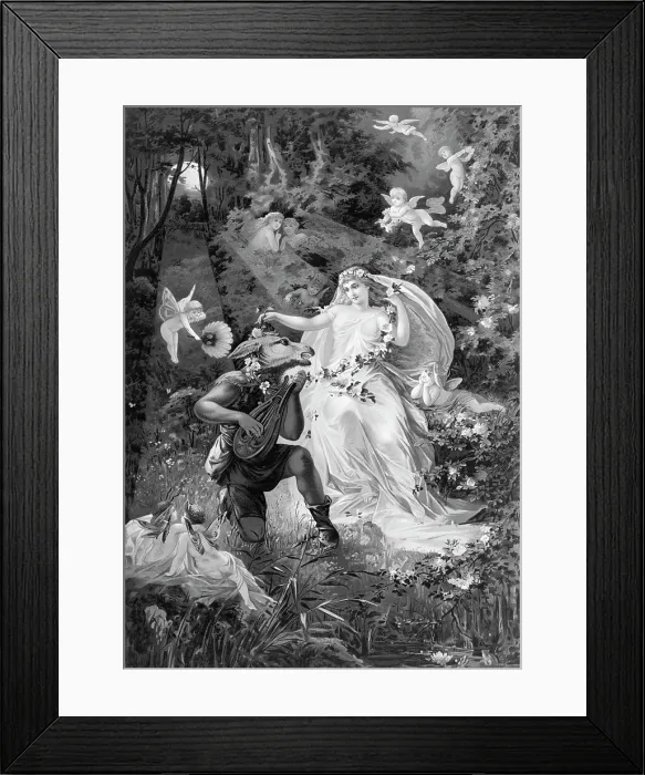 Framed Print : Illustration From A Midsummer Night'S D Framed Print : Illustration From A Midsummer Night'S D
