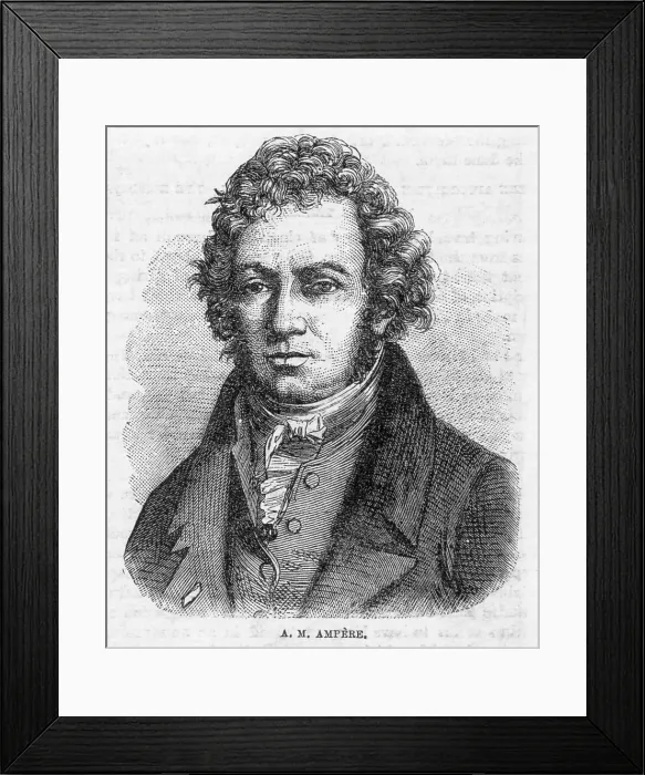 Framed Print : A.M.Ampere, Mathematician And Physicis Framed Print : A.M.Ampere, Mathematician And Physicis