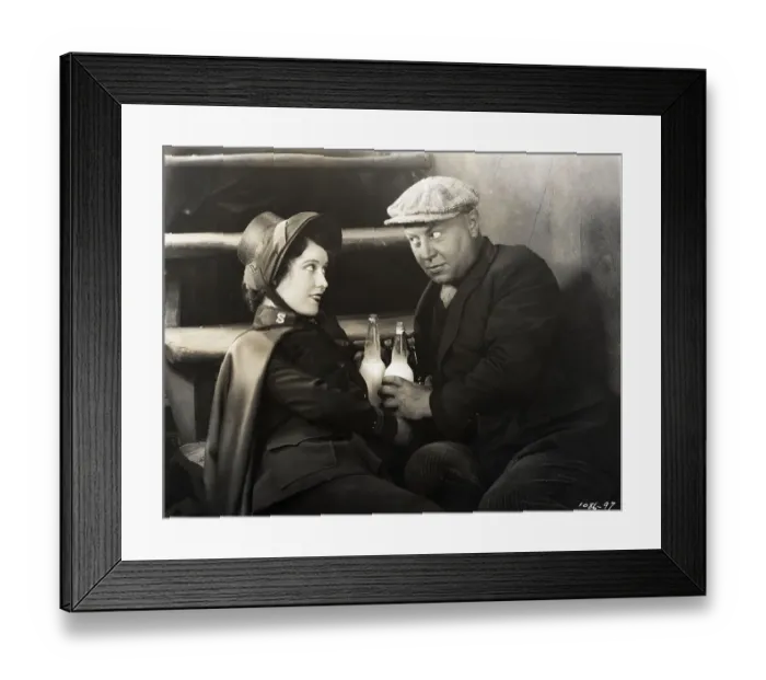 Framed Print : Emil Jannings And Fay Wray in The Street of Sin Framed Print : Emil Jannings And Fay Wray in The Street of Sin