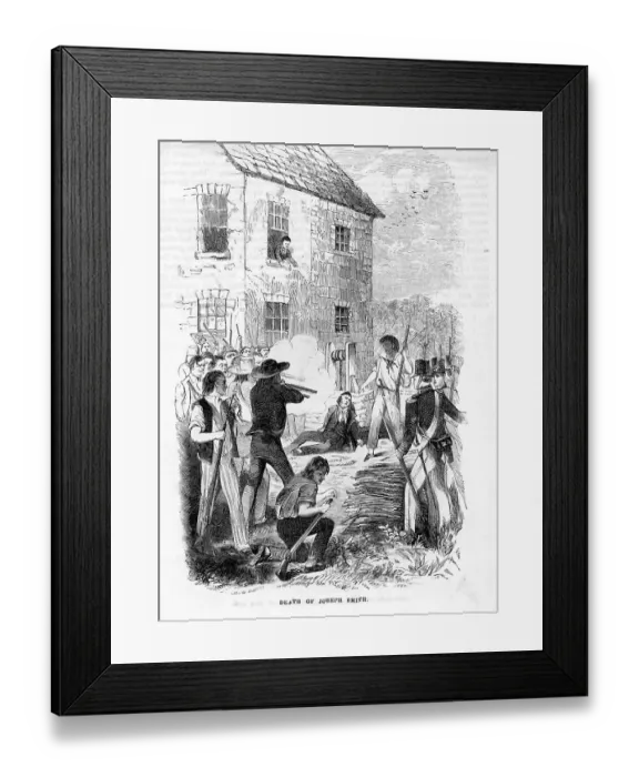 Framed Print : Assassination Of Joseph Smith Mob Rifles Framed Print : Assassination Of Joseph Smith Mob Rifles