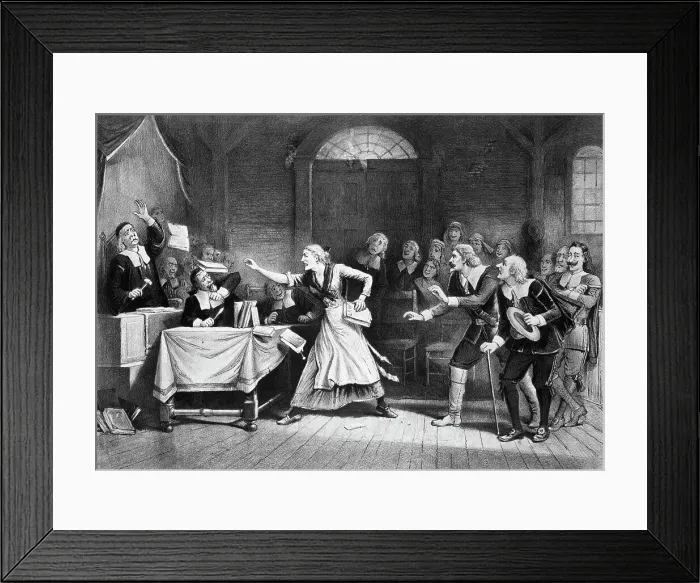 Framed Print : Lithograph by George H. Walker After The Witch Number 3 by J.E. Baker Framed Print : Lithograph by George H. Walker After The Witch Number 3 by J.E. Baker