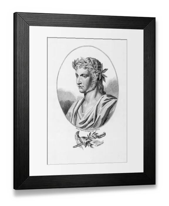 Framed Print : Portrait Of Greek Historian Xenophon Framed Print : Portrait Of Greek Historian Xenophon