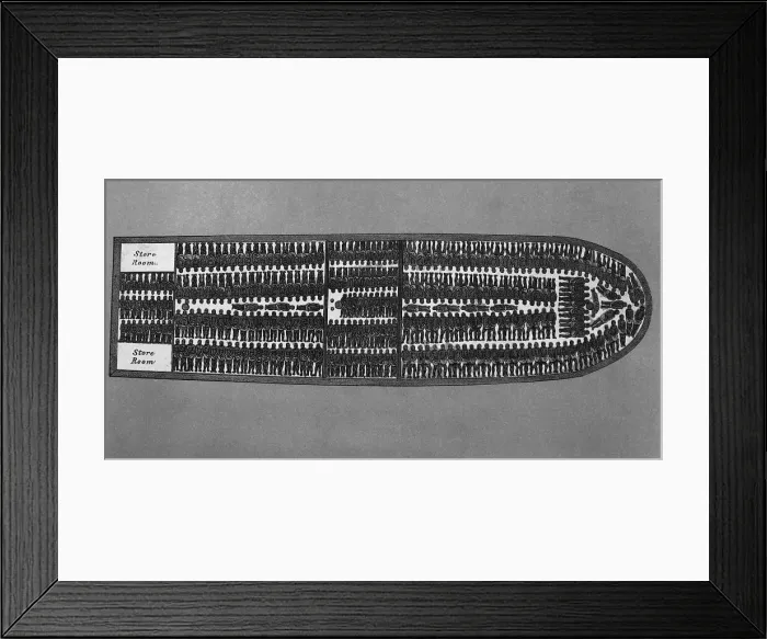 Framed Print : The Lower Deck of a Guinea Man in the Last Century Lithograph Framed Print : The Lower Deck of a Guinea Man in the Last Century Lithograph