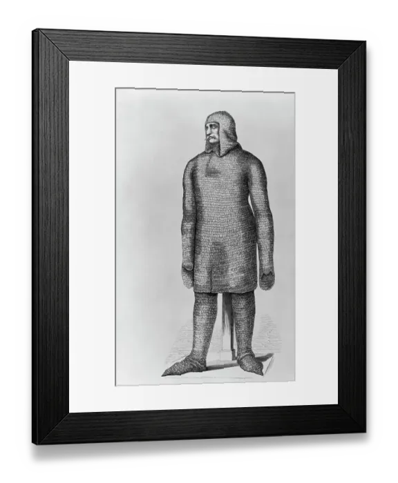 Framed Print : Suit Of Interlaced Chain Mail Framed Print : Suit Of Interlaced Chain Mail