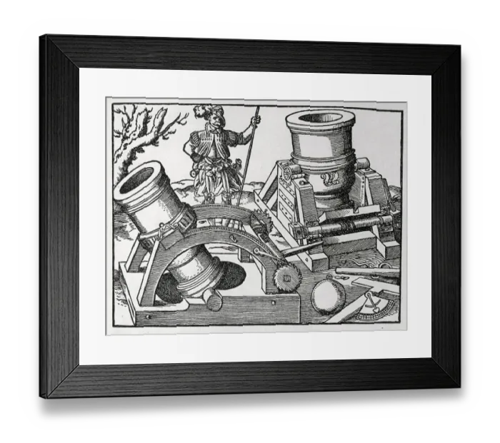 Framed Print : Mortars In The Sixteenth Century
