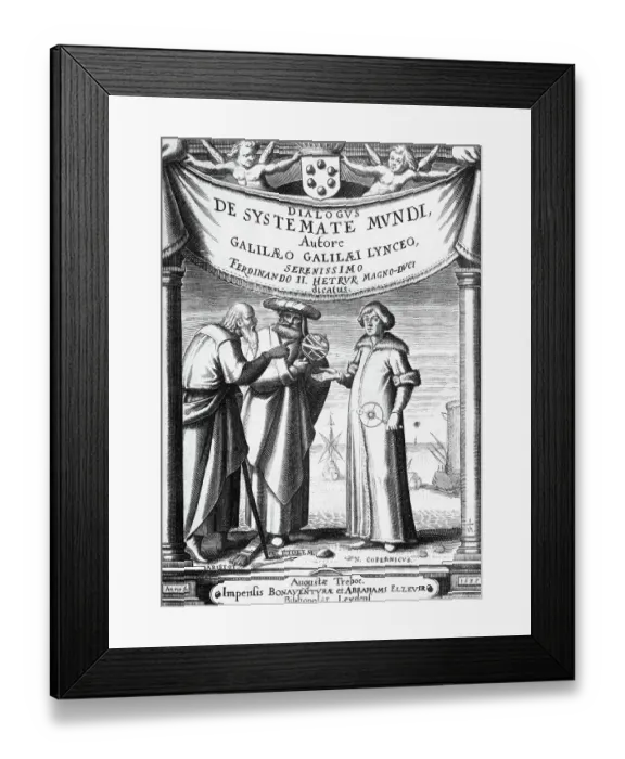 Framed Print : Title Page Of Systemate Mundi Framed Print : Title Page Of Systemate Mundi