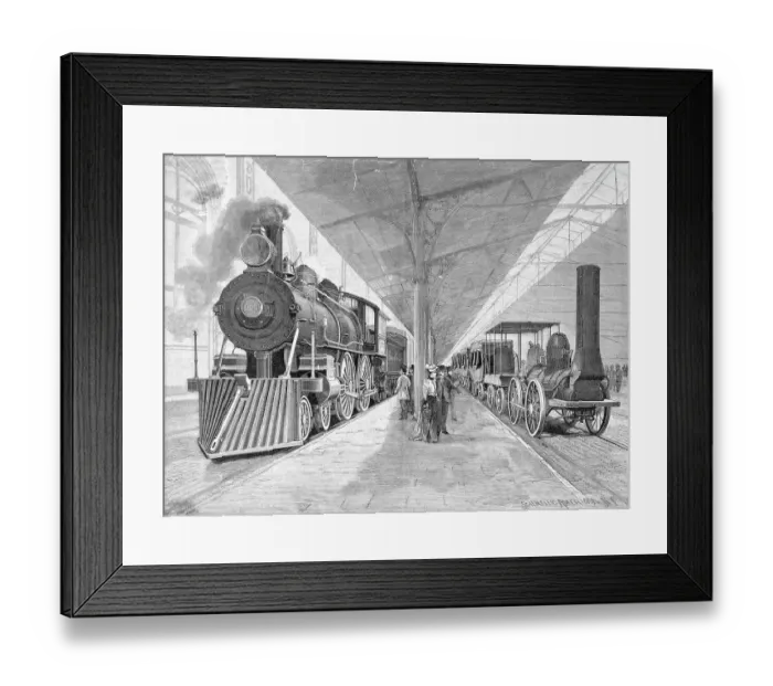 Framed Print : Columbian World Fair Exhibit