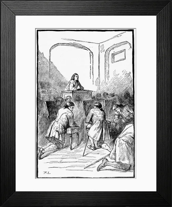 Framed Print : First Prayer In Congress Framed Print : First Prayer In Congress