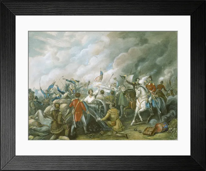 Framed Print : Illustration of the Battle of New Orleans Framed Print : Illustration of the Battle of New Orleans