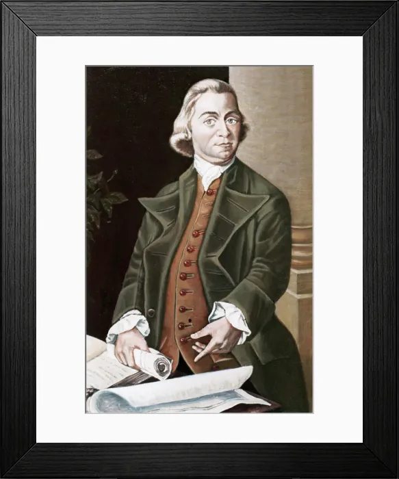 Framed Print : Portrait of Samuel Adams After Painting by Charles L. Mitchell Framed Print : Portrait of Samuel Adams After Painting by Charles L. Mitchell