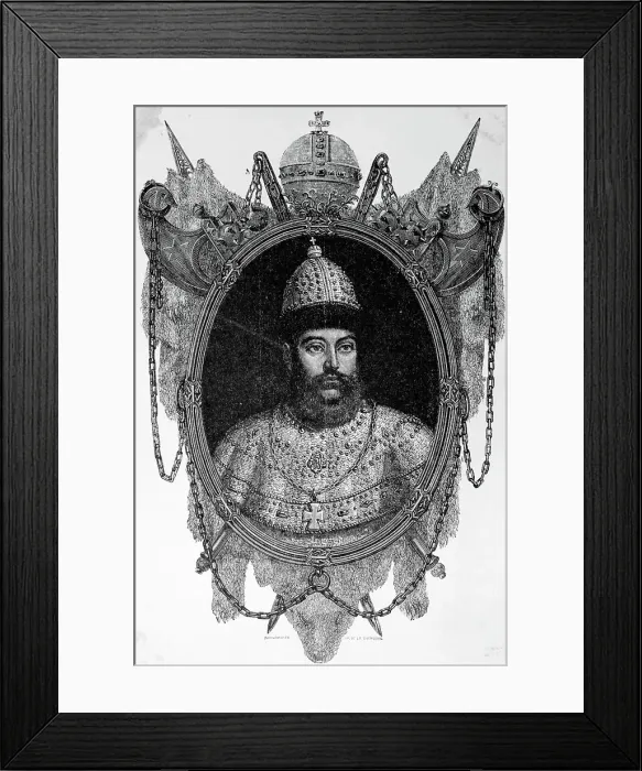 Framed Print : Illustration of Ivan the Terrible Framed Print : Illustration of Ivan the Terrible