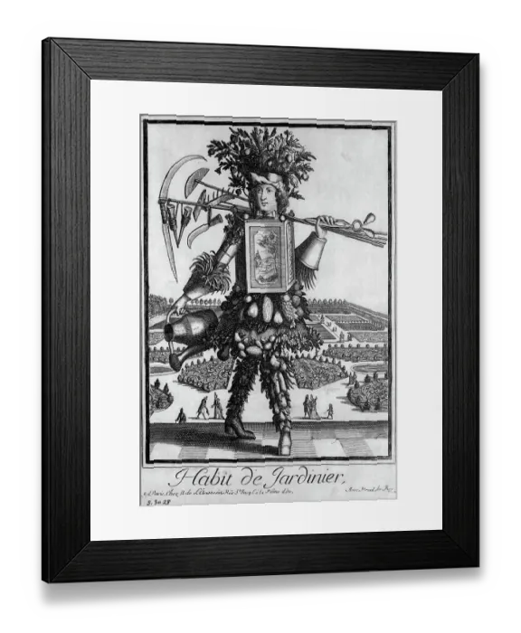 Framed Print : Allegory Of Gardening Framed Print : Allegory Of Gardening