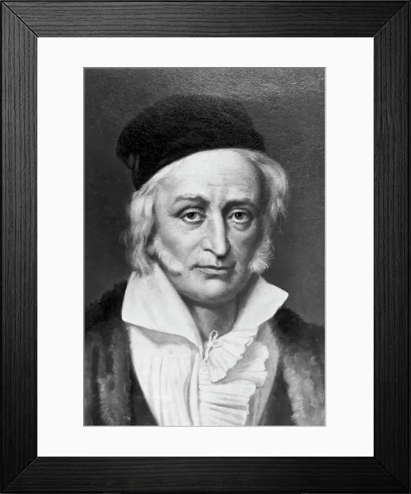 Framed Print : Portrait of Carl Friedrich Gauss Framed Print : Portrait of Carl Friedrich Gauss