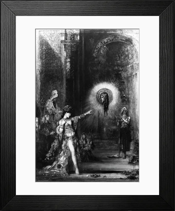 Framed Print : Apparition of John the Baptist by Gustave Moreau Framed Print : Apparition of John the Baptist by Gustave Moreau