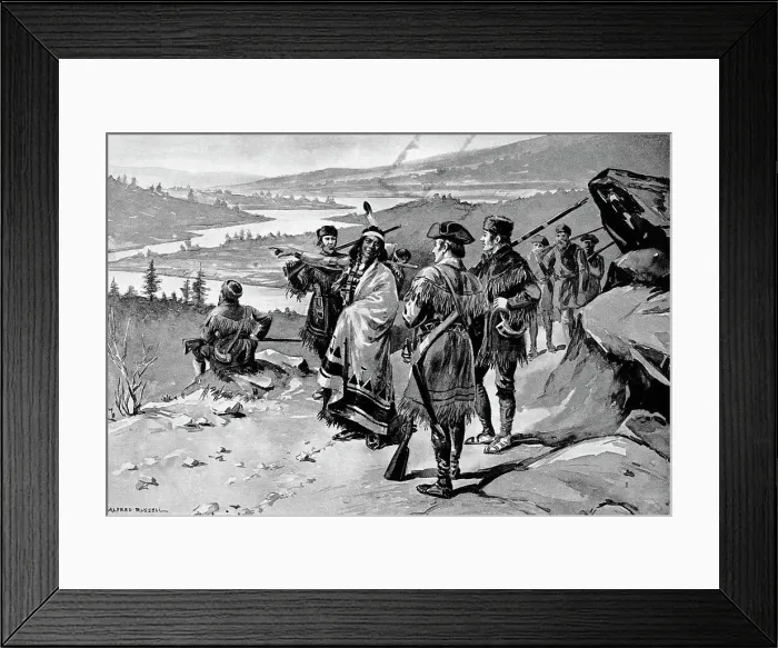 Framed Print : Sacajawea Guiding the Lewis And Clark Expedition by Alfred Russell Framed Print : Sacajawea Guiding the Lewis And Clark Expedition by Alfred Russell