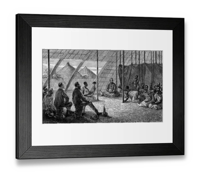 Framed Print : Speke & Grant In Central Africa (Illus.) Framed Print : Speke & Grant In Central Africa (Illus.)