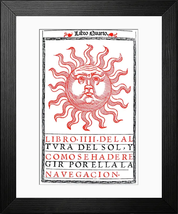 Framed Print : 16th-Century Woodcut of the Sun Framed Print : 16th-Century Woodcut of the Sun
