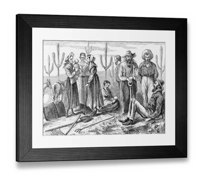 Framed Print : Ventura Colonists Framed Print : Ventura Colonists