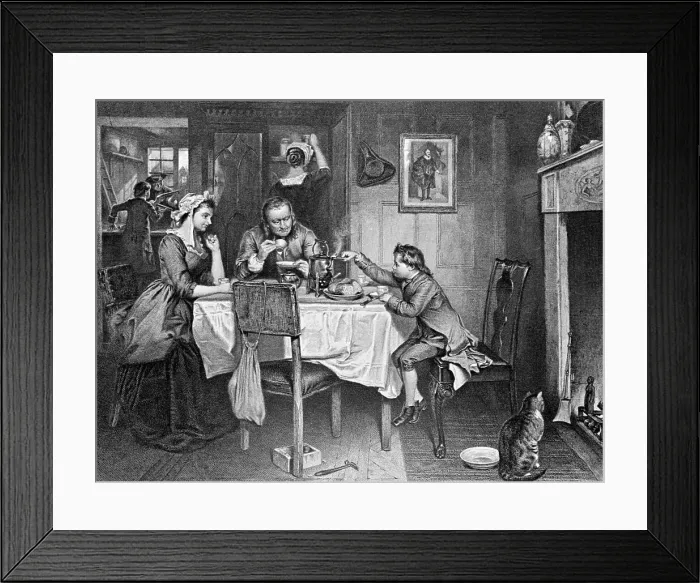 Framed Print : Young James Watt Plays W / Tea Kettle Framed Print : Young James Watt Plays W / Tea Kettle