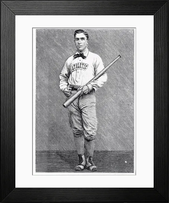 Framed Print : Engr. Of W.M.Mcgeary, Baseball Shortstop Framed Print : Engr. Of W.M.Mcgeary, Baseball Shortstop