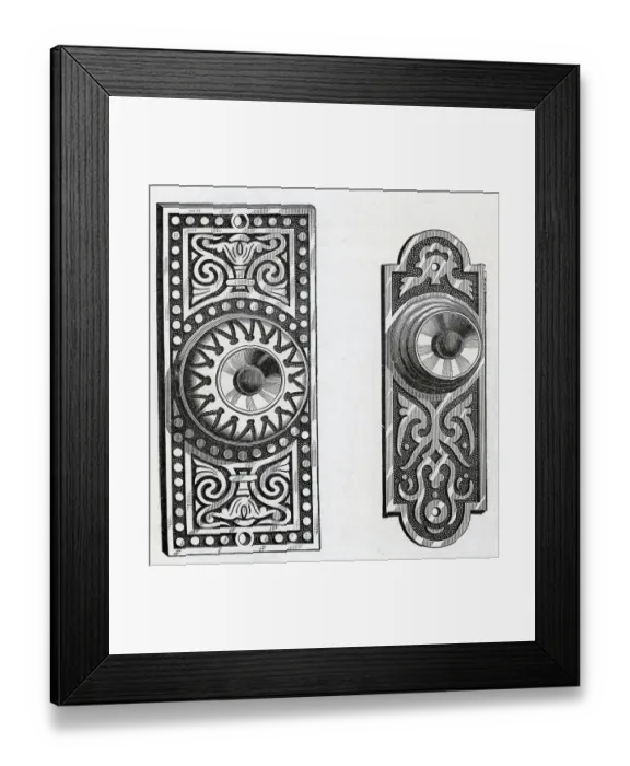Framed Print : Advertisement For Doorbells; Illust Framed Print : Advertisement For Doorbells; Illust