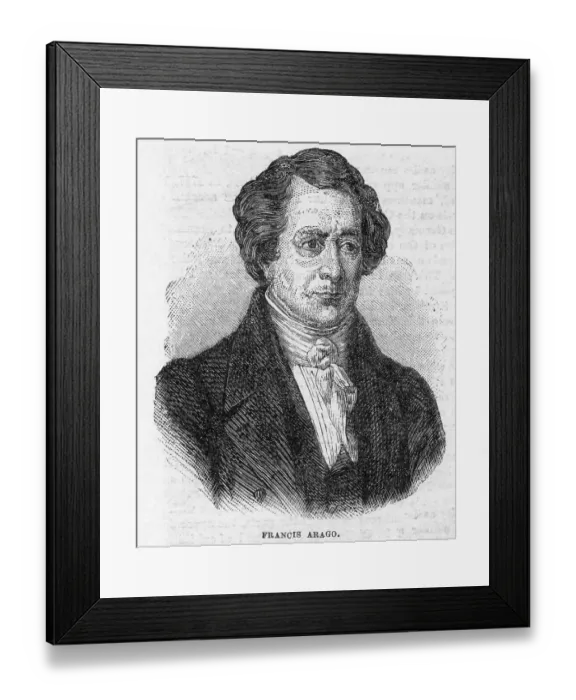 Framed Print : Francis Arago Engraving Framed Print : Francis Arago Engraving