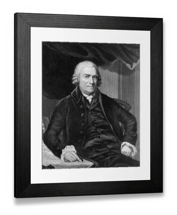 Framed Print : Portrait Of Governor Samuel Adams