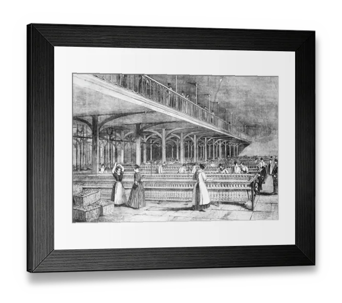 Framed Print : Dean Mills, The Doubling Room Illustration