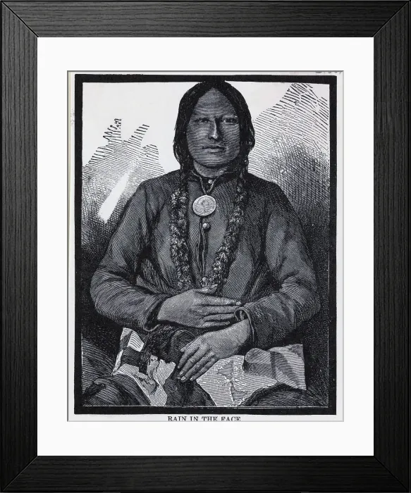 Framed Print : Portrait Of Rain In The Face Framed Print : Portrait Of Rain In The Face