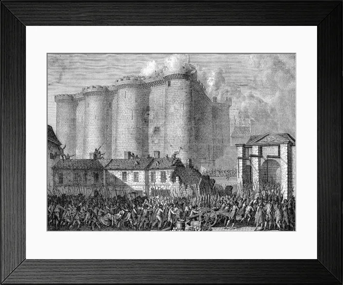 Framed Print : Taking of the Bastille by Pierre Gabriel Berthault after Jean-Louis Prieur Framed Print : Taking of the Bastille by Pierre Gabriel Berthault after Jean-Louis Prieur