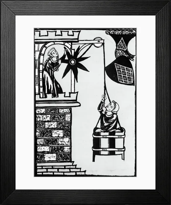 Framed Print : First Picture Of An Elevator Framed Print : First Picture Of An Elevator