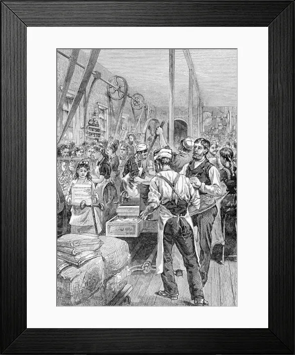 Framed Print : Us Factory Showing Women Employed Framed Print : Us Factory Showing Women Employed